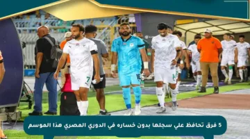 5 فرق تحافظ على سجلها بدون خسارة في الدوري المصري هذا الموسم